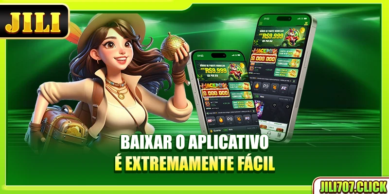 Baixar o aplicativo é extremamente fácil