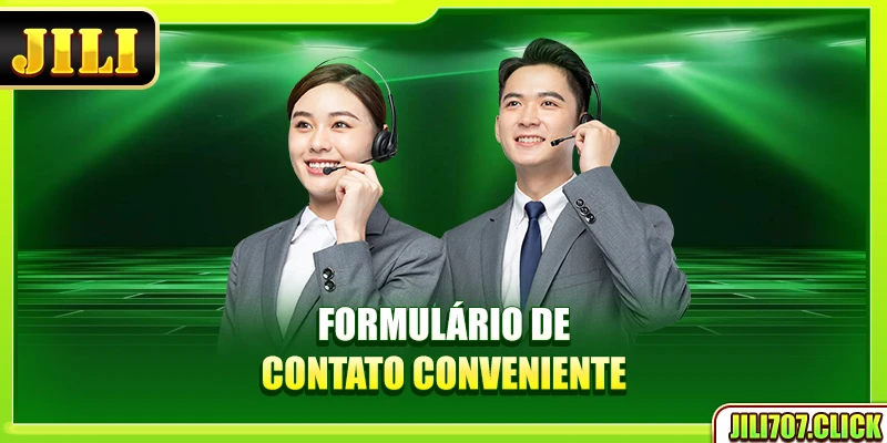 Formulário de contato conveniente
