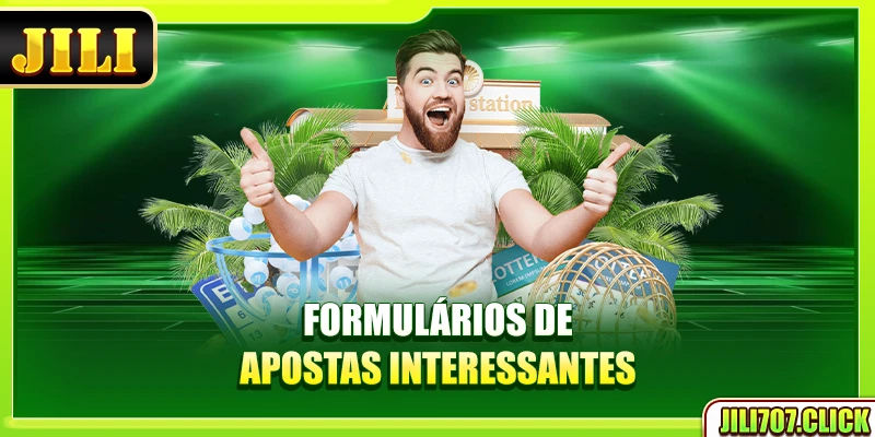 Formulários de apostas interessantes