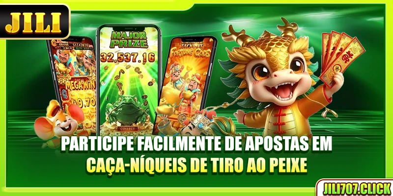 Participe facilmente de apostas em caça-níqueis de tiro ao peixe